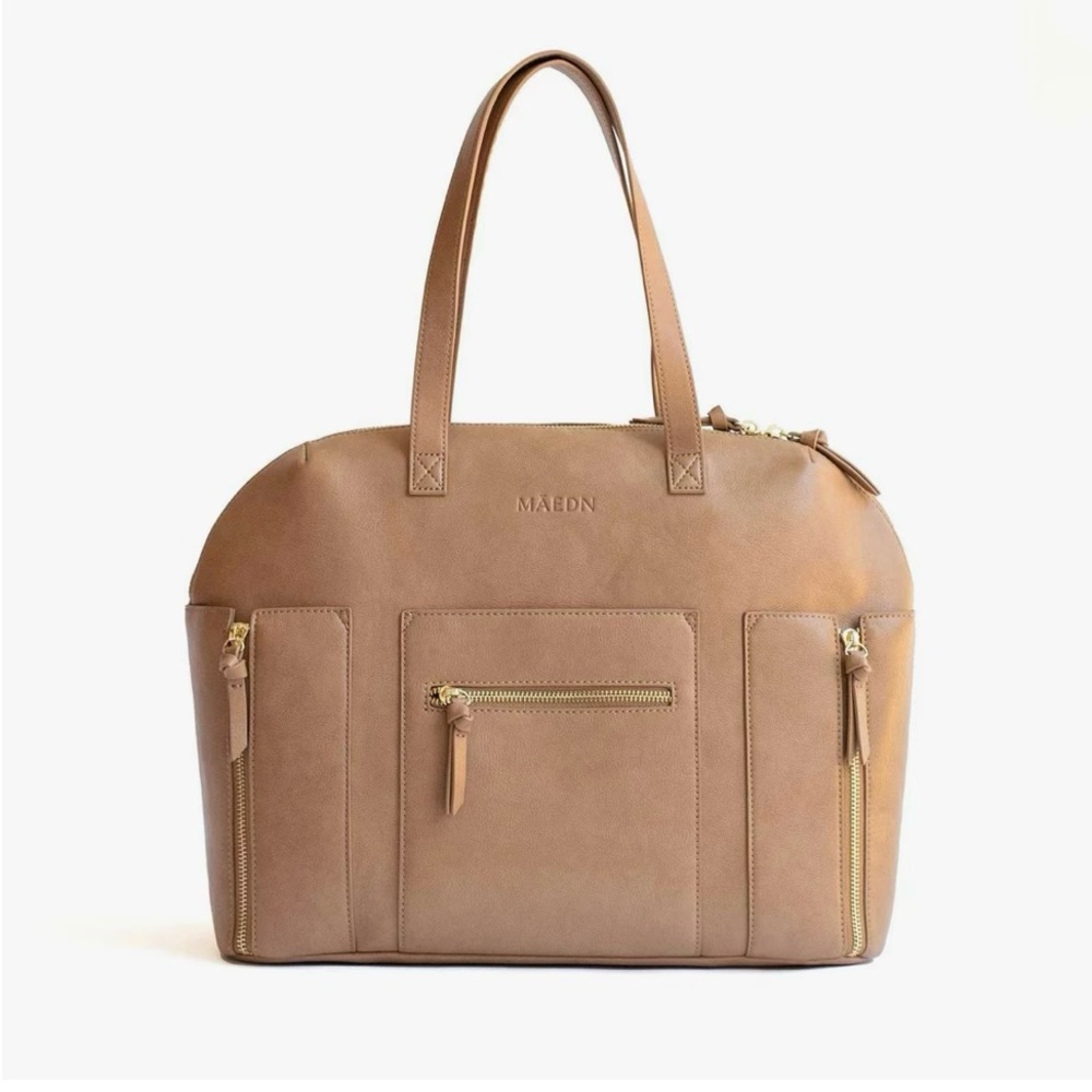 Maedn Camel Carryall Convertible Tote